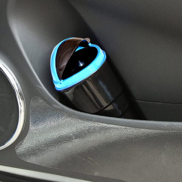 TrashMate: Compact Car Dustbin with Flip Lid | Portable Travel Bin for Cars, Desks & Cup Holders (Multicolour)